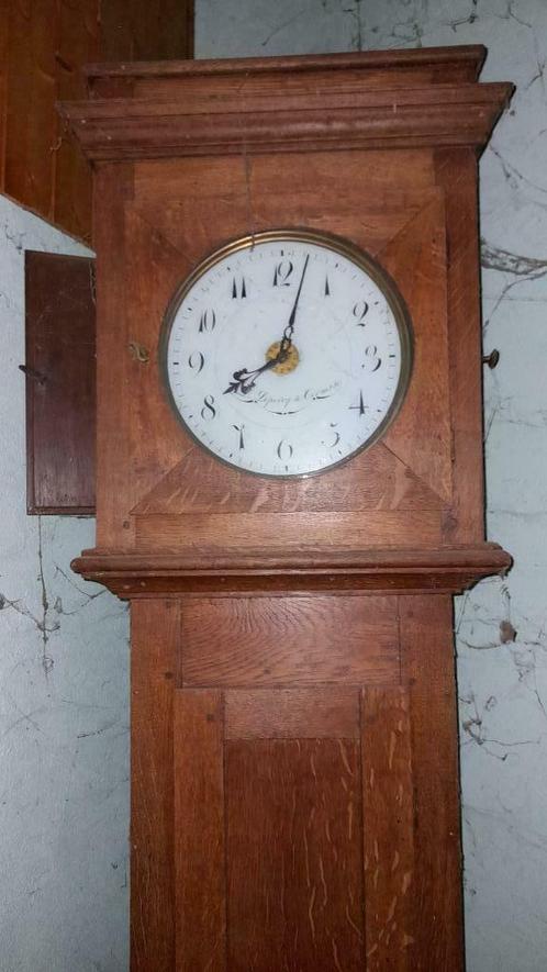 Horloge “LEPORCQ à Cornesse”, Antiquités & Art, Antiquités | Horloges, Enlèvement ou Envoi