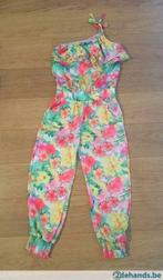 gebloemde jumpsuit mt 128, Kinderen en Baby's, Nieuw