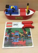 vintage Lego sleepboot uit 1973 (310-3), Ophalen, Zo goed als nieuw, Complete set, Lego