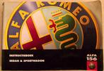Gebruikershandleiding Alfa Romeo 156 in NDL jaar 2000, Auto diversen, Handleidingen en Instructieboekjes, Ophalen of Verzenden