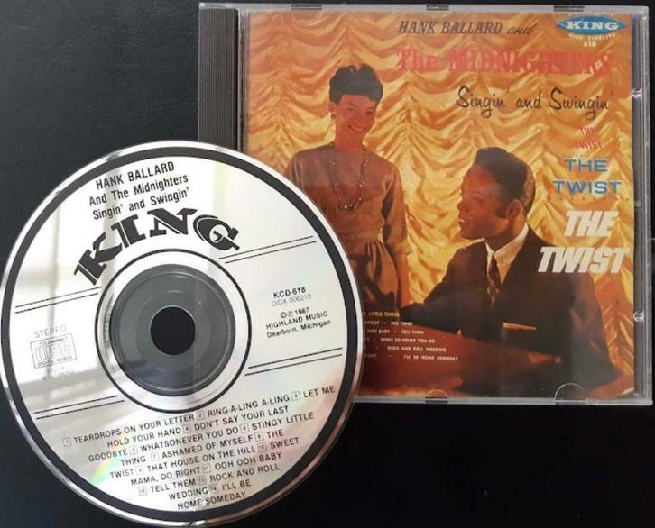 HANK BALLARD AND THE MIDNIGHTERS - Singin' and swingin' (CD), Cd's en Dvd's, Cd's | Pop, Voor 1960, Ophalen of Verzenden