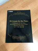 50 Greats for the Piano, Muziek en Instrumenten, Ophalen of Verzenden, Zo goed als nieuw, Piano