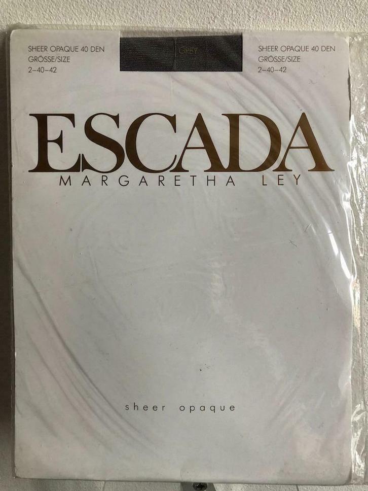 Escada nylon kousen, panty's  40/42 - nieuw, Kleding | Dames, Leggings, Maillots en Panty's, Nieuw, Panty, Maat 40/42 (M), Grijs