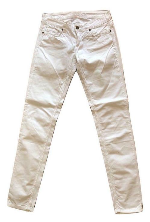 Witte lange broek van Liu Jo.  -  38, Kleding | Dames, Broeken en Pantalons, Zo goed als nieuw, Maat 38/40 (M), Wit, Lang, Verzenden