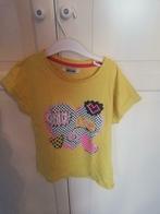 Mooie gele T-shirt met leuke print in maat 122-128, Ophalen of Verzenden, Zo goed als nieuw, Meisje, Shirt of Longsleeve