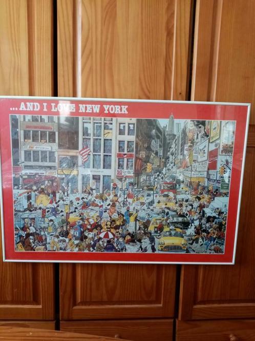 Originele Amerikaanse poster / kunstposter Michel Kishka 82s, Antiek en Kunst, Kunst | Litho's en Zeefdrukken, Ophalen