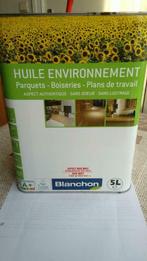 Huile parquet environnement Aspect bois brut Blanchon 5 L, Enlèvement ou Envoi