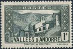 Andorre 1932 - petite église - MH, Envoi, Non oblitéré