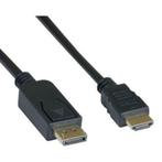 DP1.2 vers HDMI1.4 noir - 2m, Moins de 2 mètres, Câble HDMI, Enlèvement ou Envoi, Neuf