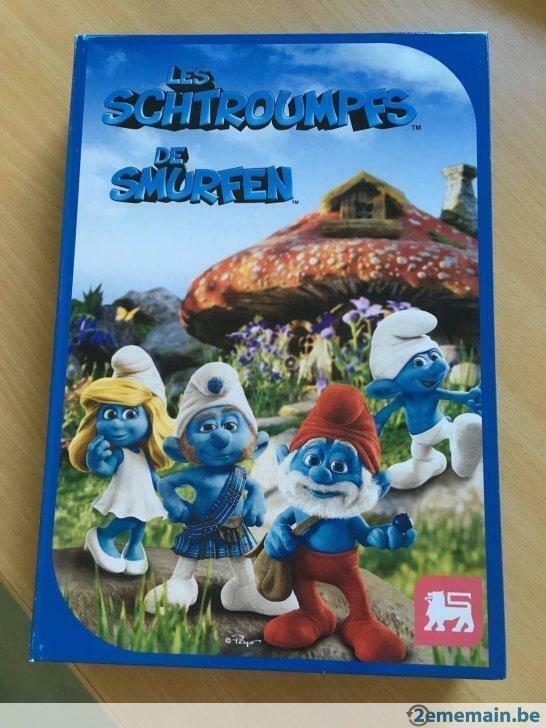 Boîte pour ranger Schtroumpfs Delhaize, Verzamelen, Smurfen, Nieuw
