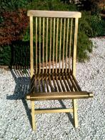 Chaise ancienne intégralement en bois Restauré en Patine Or, Maison & Meubles, Comme neuf, Bois, Autres couleurs, Enlèvement ou Envoi