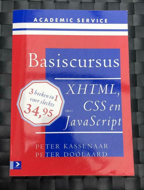 Basiscursus XHTML, CSS en Javascript, Livres, Informatique & Ordinateur, Neuf, Enlèvement ou Envoi