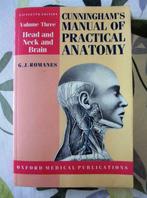 Cunningham's manual of practical anatomy - comme neuf, Comme neuf, Enlèvement ou Envoi, Enseignement supérieur