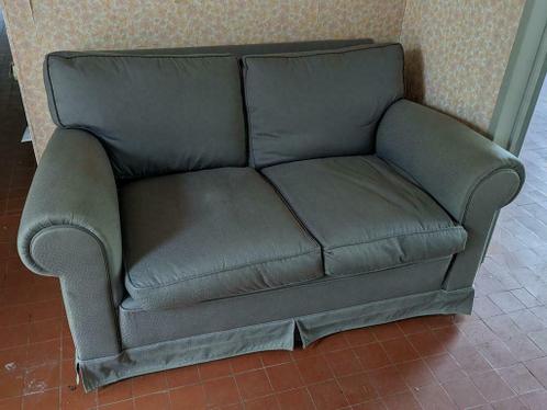 Canapé très confortable, 2 places, tissus
