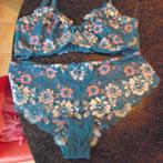 bh set petrol kleur nieuwstaat eur 90e, Rouge gorge, Ophalen of Verzenden, Overige kleuren, Setje