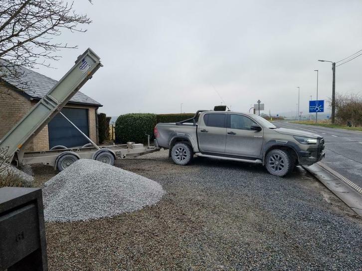 Superbe gravier gris, bleu, Jardin & Terrasse, Gravier, Rochers & Caillasse, Comme neuf, Envoi