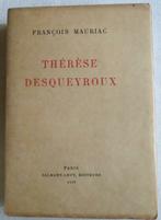 MAURIAC Thérèse Desqueyroux Edition originale, Mauriac, Enlèvement