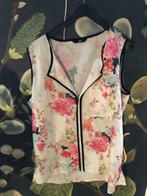 Top met rozen, Enlèvement ou Envoi, Comme neuf, Taille 42/44 (L), Sans manches