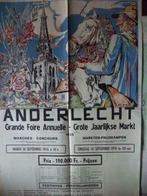 Affiche: Anderlecht: Grote Jaarlijkse Markt 14 sept. 1976., Ophalen of Verzenden, Gebruikt