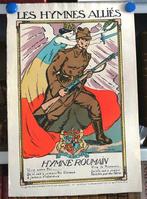 Les Hymnes Alliés Hymne Roumain 1916 1/1000 ex Leprince WO 1, Ophalen of Verzenden