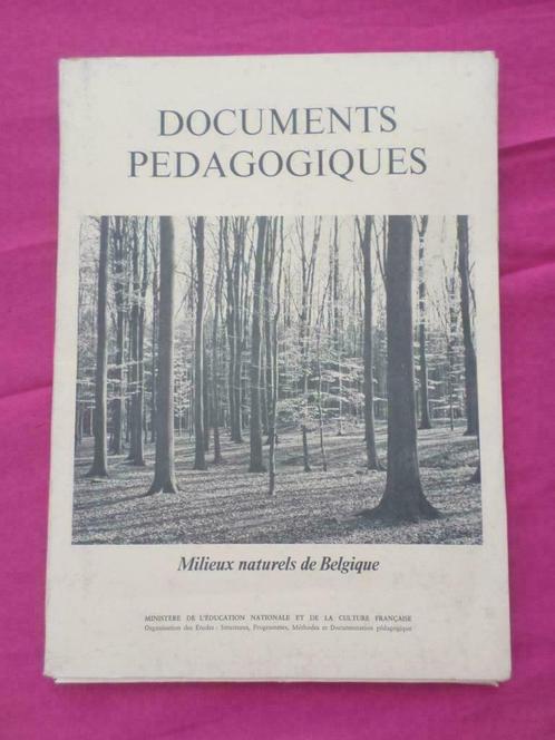 Milieux naturels de Belgique Documents pédagogiques posters, Livres, Récits de voyage, Comme neuf, Benelux, Enlèvement ou Envoi