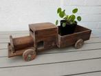 Train locomotive / camion en bois porte-fleurs ou déco, Maison & Meubles, Accessoires pour la Maison | Autre, Utilisé, Enlèvement ou Envoi