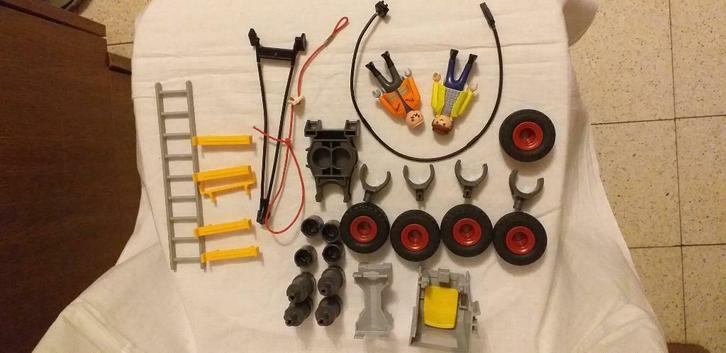 Playmobil bouwkraan 3262, Kinderen en Baby's, Speelgoed | Playmobil, Gebruikt, Los Playmobil, Ophalen of Verzenden