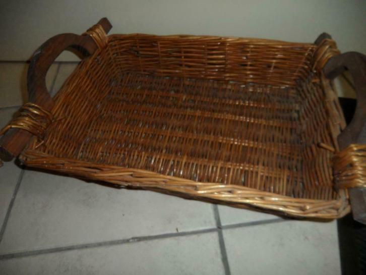 Lot rieten manden verschillende modellen, Huis en Inrichting, Woonaccessoires | Schalen en Manden, Zo goed als nieuw, Mand, Riet