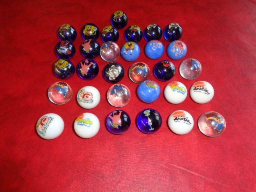 Grosse billes dessins enfants. 31 pièces., Enfants & Bébés, Jouets | Autre, Enlèvement ou Envoi, Utilisé