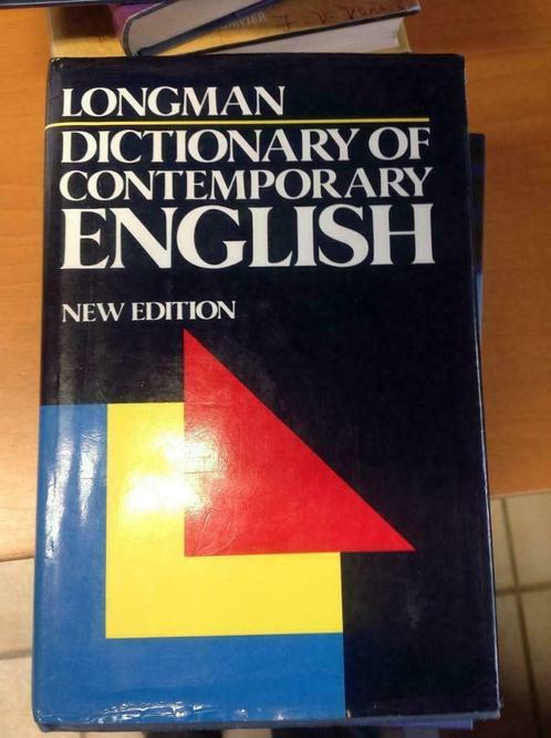 slechts 6,- Longman dictionary contemporary English, Livres, Livres d'étude & Cours, Utilisé, Ne s'applique pas, Enlèvement ou Envoi