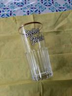 Stella glas 33 cl met gouden rand en ribbels, Verzamelen, Ophalen of Verzenden, Zo goed als nieuw