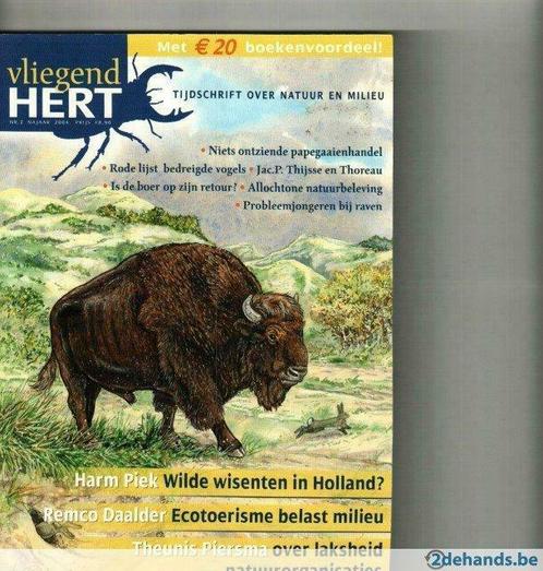 Vliegend hert nr 2 tijdschrift over natuur en milieu Harm Pi, Boeken, Dieren en Huisdieren, Nieuw