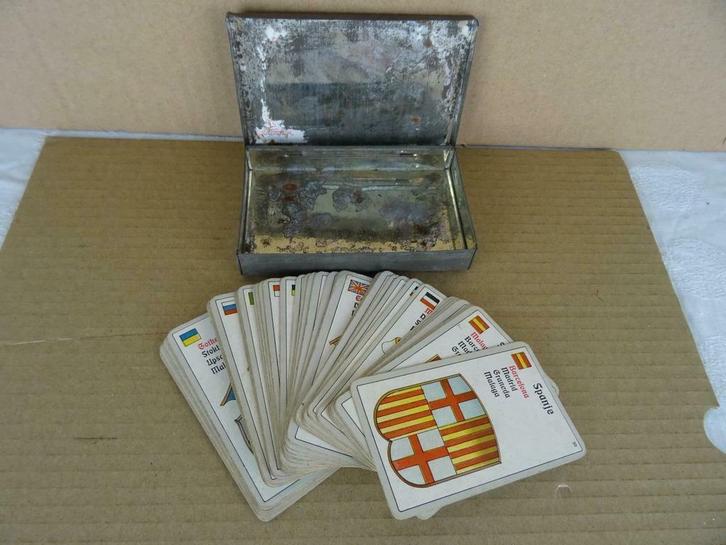 Pays du jeu de quatuor pays et villes du jeu de quatuor vint, Collections, Cartes à jouer, Jokers & Jeux des sept familles, Utilisé