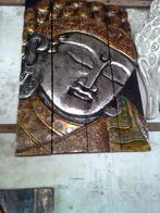 Tableaux en bois d albesia representant bouddha 30 mideles, Antiquités & Art, Art | Sculptures & Bois, Enlèvement ou Envoi