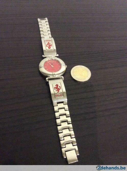 Ferrari Horloge uurwerk New rood groot, Bijoux, Sacs & Beauté, Montres | Hommes, Neuf, Acier