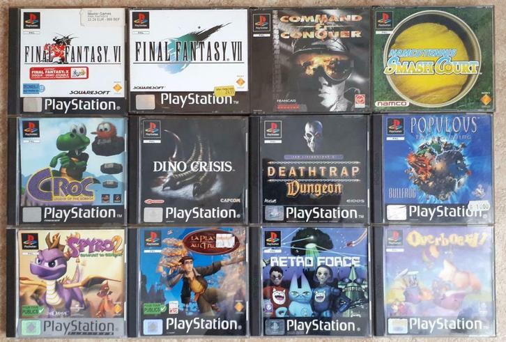 PlayStation games (Final Fantasy, Dino Crisis, Spyro), Games en Spelcomputers, Games | Sony PlayStation 1, Gebruikt, 1 speler