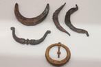 Vijf sets antieke bronzen deurkloppers, Ophalen of Verzenden, Brons