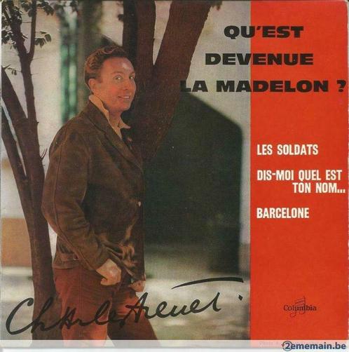 45T Charles Trenet Qu'est devenue la Madelon France 1960, CD & DVD, Vinyles | Autres Vinyles, Autres formats, Enlèvement ou Envoi
