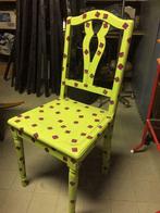 6 Stoelen te koop- zeer mooi - degelijk (eik) en fancy, Gebruikt, Overige kleuren, Ophalen of Verzenden, Vijf, Zes of meer stoelen