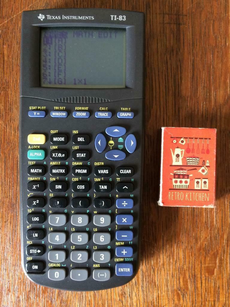 ② 3 calculatrices graphiques Texas Instruments TI-83 — Fournitures scolaires  — 2ememain