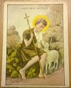 Bidprentje Saint Jean Baptiste uit 1903, Verzamelen, Bidprentjes en Rouwkaarten, Ophalen of Verzenden, Bidprentje