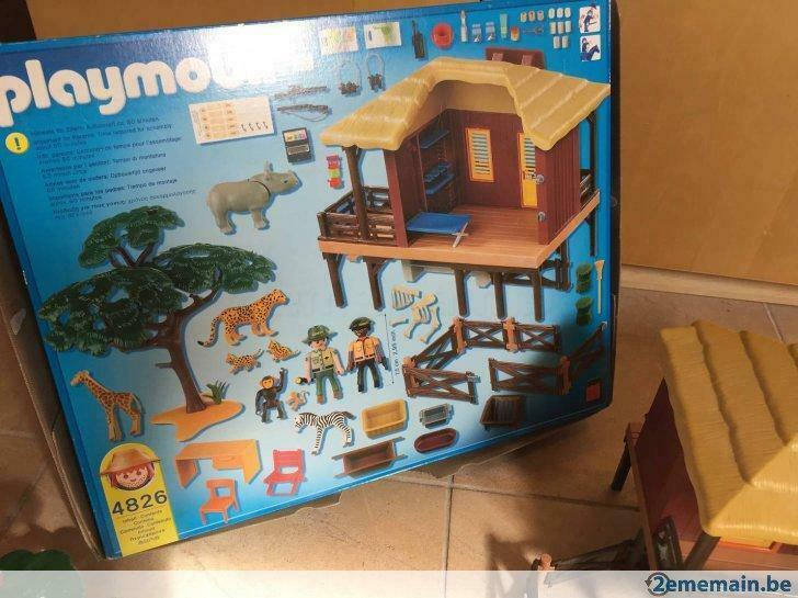 Playmobil centre de soins pour animaux sauvages - playmobil 4826