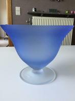 Glazen schaal/vaas voor drijfkaarsen, Huis en Inrichting, Schaal, Rond, Ophalen of Verzenden, Glas