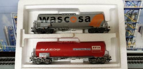 Marklin 46552 HO ketelwagenset Wascosa/Avia/ NS Cargo/SBB, Hobby & Loisirs créatifs, Trains miniatures | HO, Comme neuf, Wagon