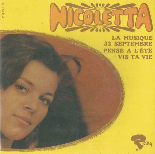 Nicoletta – La Musique / 32 septembre + 2 – Single - EP, Cd's en Dvd's, Vinyl Singles, Gebruikt, EP, Pop, 7 inch, Ophalen of Verzenden