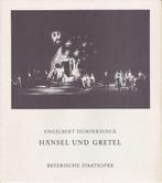 Hänsel und Gretel - Programme de l'Opéra d'État de Bavière, Comme neuf, Livre, Revue ou Article, Enlèvement ou Envoi