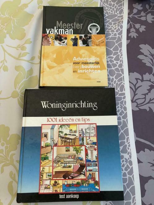 2 leuke boeken Woninginrichting 1001 ideeën en tips., Livres, Conseil, Aide & Formation, Comme neuf, Enlèvement