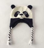 bonnet panda tricoté fille 110 128 6 - 8a noir et blanc, Enfants & Bébés, Vêtements enfant | Bonnets, Écharpes & Gants, Fille