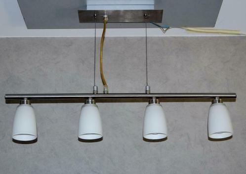 Luminaire LEDs suspension Briloner – A+, Huis en Inrichting, Lampen | Hanglampen, Nieuw, 75 cm of meer, Glas, Ophalen of Verzenden