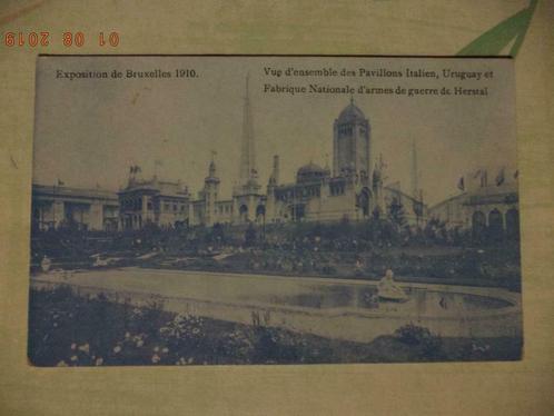 Brussel: oude postkaart 'Exposition de Bruxelles 1910'. Zg !, Collections, Cartes postales | Belgique, Bruxelles (Capitale), Avant 1920
